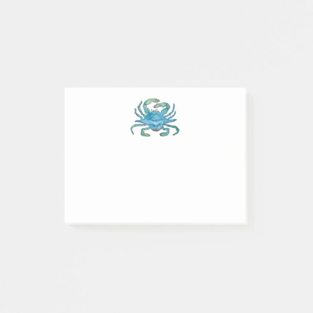 Notas Post-it® Watercolor crab post-it (Anverso)