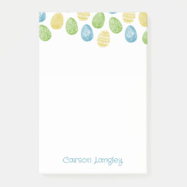 Notas Post-it® Watercolor Easter Egg Notes