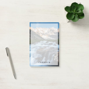 Notas Post-it® Waterfalls Aviolo Lake, Italy