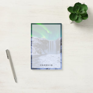 Notas Post-it® Waterfalls   Skógafoss Waterfall