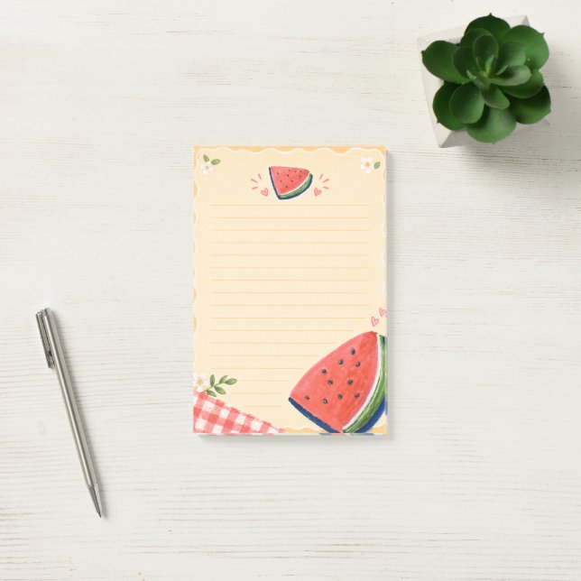 Notas Post-it® Watermelon (Oficina)