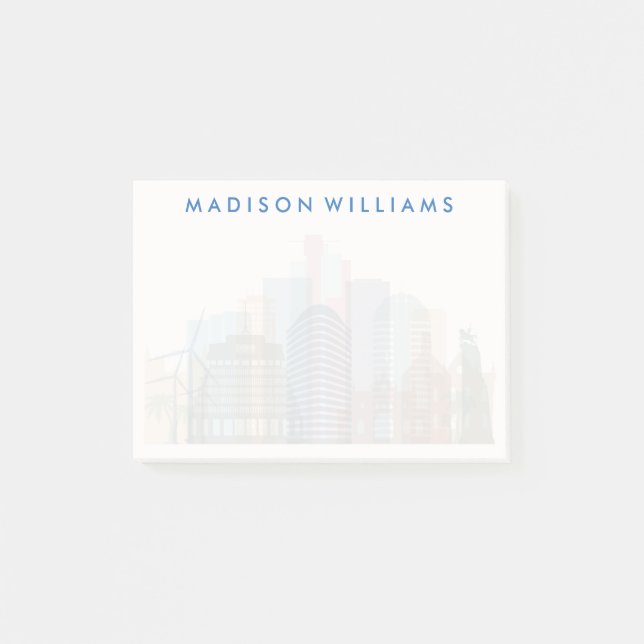 Notas Post-it® Wellington, Nueva Zelandia| Cielo urbano (Anverso)