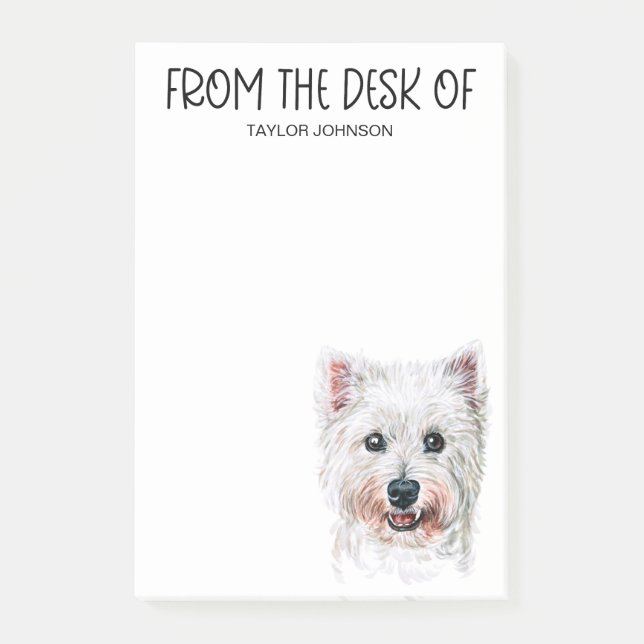 Notas Post-it® Westie Lover Post-it Notes (Anverso)