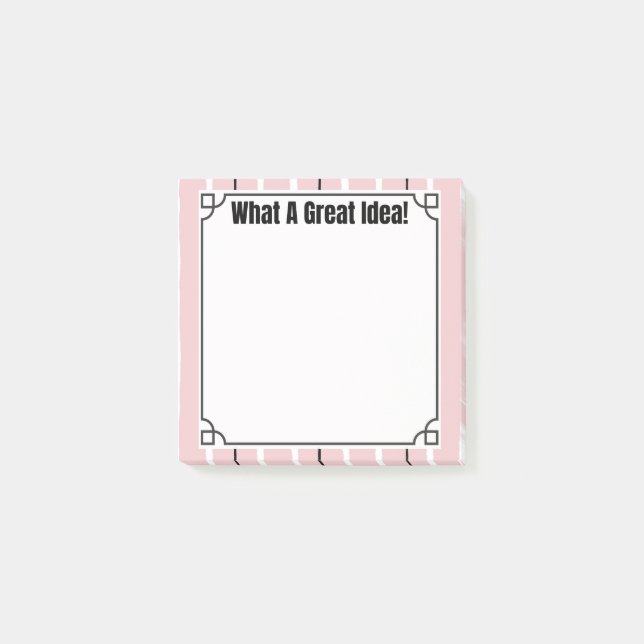 Notas Post-it® What a Great Idea!  (Anverso)