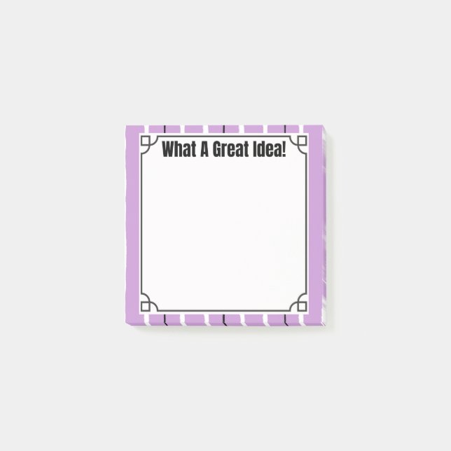 Notas Post-it® What A Great Idea!  (Anverso)