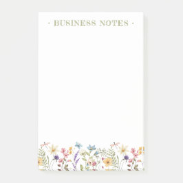 Notas Post-it® Whimsical Wildflower Bloom Colorful Spring