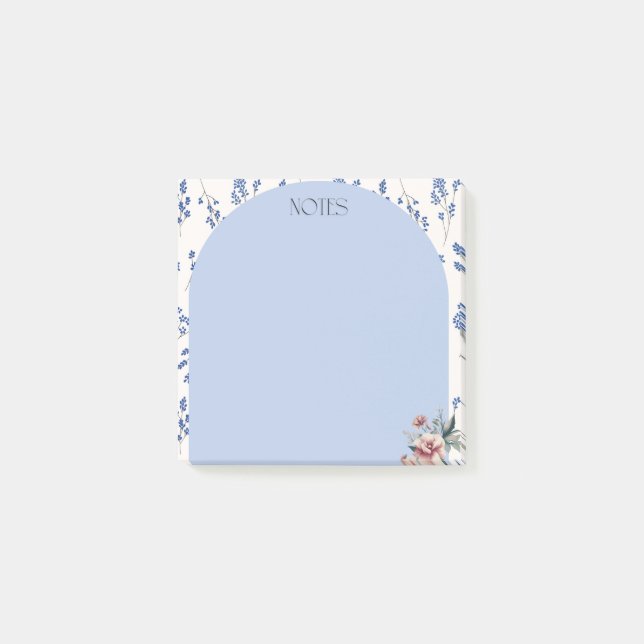 Notas Post-it® Whimsy Bloom Arch Notes (Anverso)