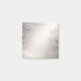 Notas Post-it® White Ivory Floral Post escribe
