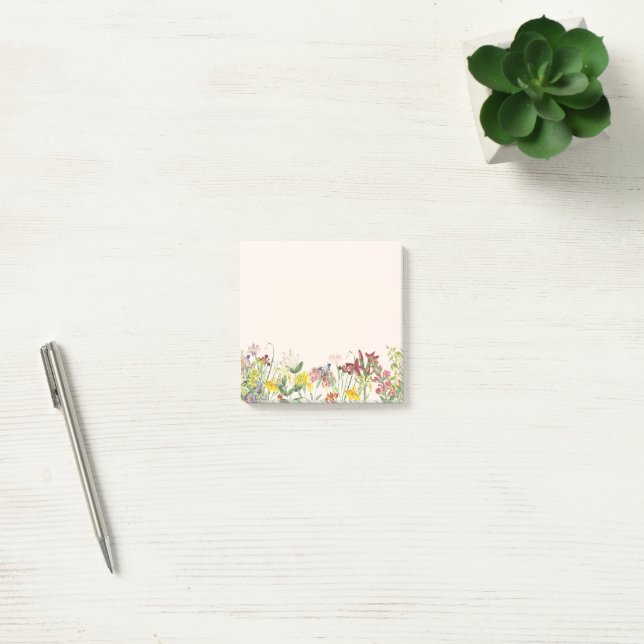 Notas Post-it® Wildflower Sticky Notes (Oficina)
