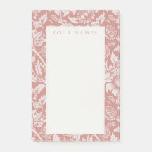 NOTAS POST-IT: WILLIAM MORRIS : DISEÑO FLORAL