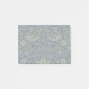 Notas Post-it® William Morris - Patrón floral de fresa