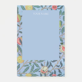 NOTAS POST-IT: WILLIAM MORRIS "POMEGRANADOS AZULES