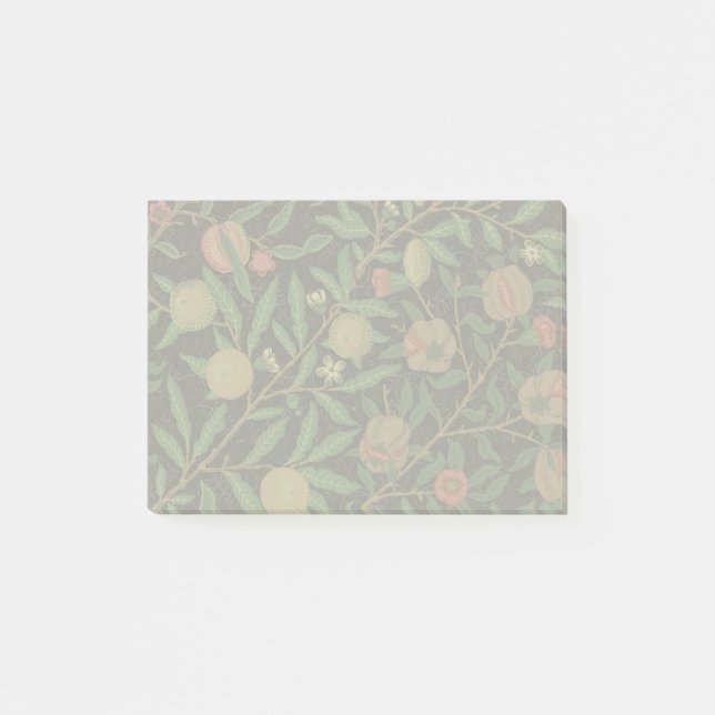 Notas Post-it® William Morris Pomegranate Classic Fruit (Anverso)
