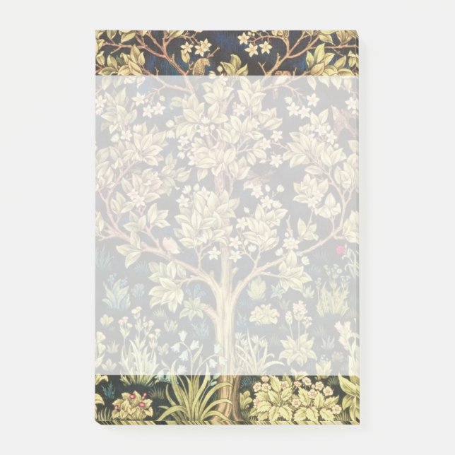 Notas Post-it® William Morris Tree De La Vida (Anverso)