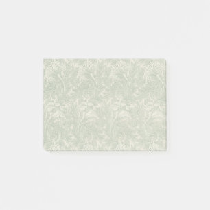 Notas Post-it® William Morris tulip fondo de pantalla verde texti