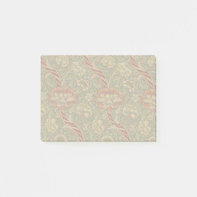 Notas Post-it® William Morris Wandle English Floral Damask Design (Anverso)