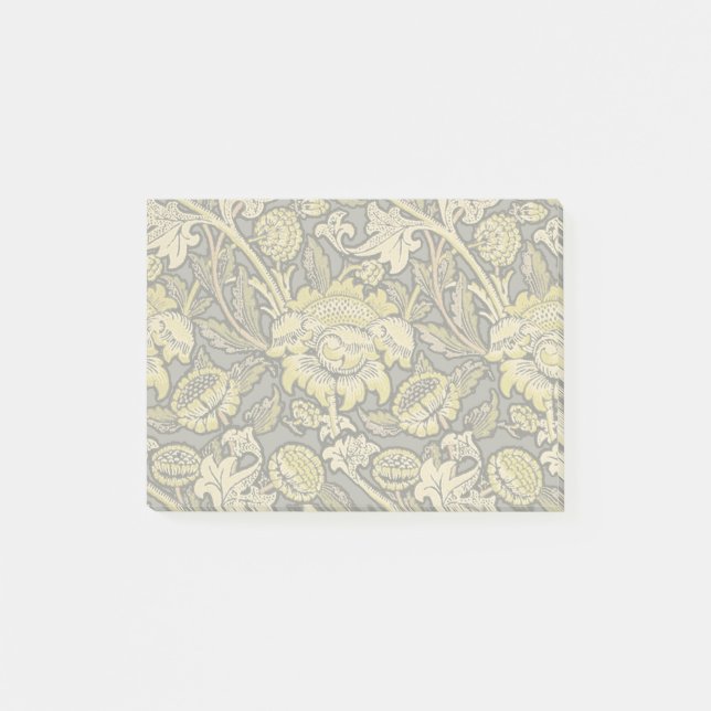 Notas Post-it® William Morris Wey Floral Wallpaper (Anverso)