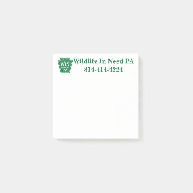 Notas Post-it® WIN Logo Sticky Notes (Anverso)