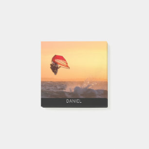 Notas Post-it® Windsurf En El Sunset Surfer Sailboarding