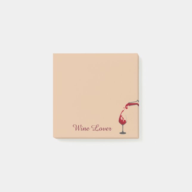 Notas Post-it® Wine Lover Post-it-Notes (Anverso)