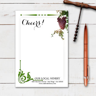 Notas Post-it® Wine Lover Vineyard Winery Notes