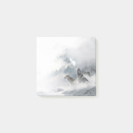 Notas Post-it® Winter Wolves Howling Post-it Notes