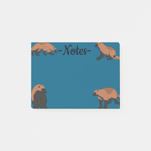 Notas Post-it® Wolverines (Anverso)