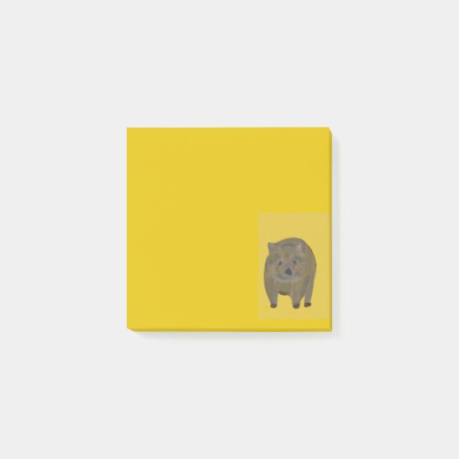 Notas Post-it® Wombat (Anverso)