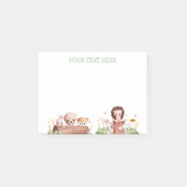 Notas Post-it® Woodland Animals Edible Post It Notes Happy Face