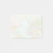 World Map Post-its