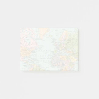 Notas Post-it® World Map Post-its