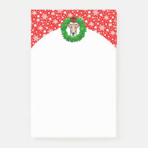 Notas Post-it® Wreath & Lights Whippet - Amanecer y blanco