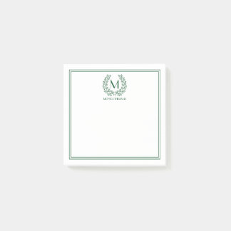 Notas Post-it® Wreath monograma