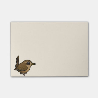Notas Post-it® Wren de Birdorable el Pacífico