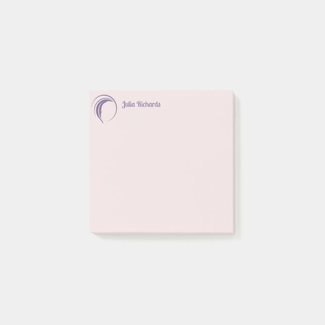 Notas Post-it® Writer Purple Macaroon (Anverso)