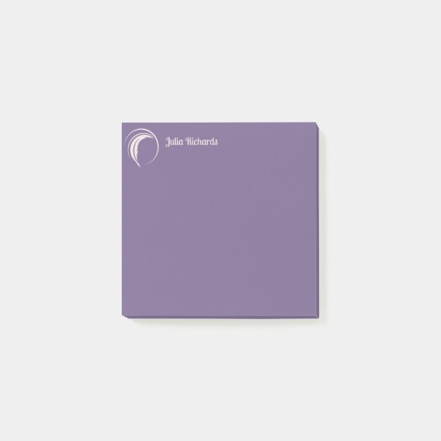 Notas Post-it® Writer Purple Macaroon (Anverso)