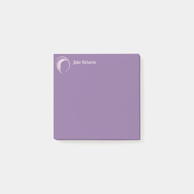 Notas Post-it® Writer Purple Macaroon (Anverso)