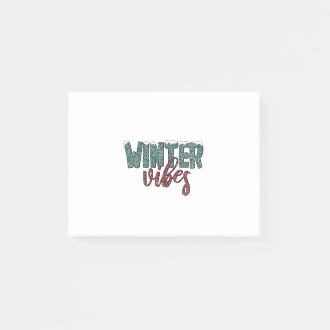 Notas Post-it® Xmas Gift Winter Vibes (Anverso)
