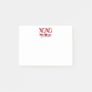 Notas Post-it® XOXO Heart Arrow Post-It Notes