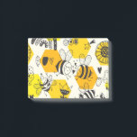 Notas Post-it® Yellow Bee and Rainbow Design<br><div class="desc">Cute Bees Designs in yellow</div>
