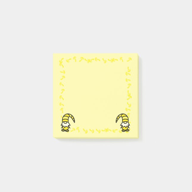Notas Post-it® Yellow Gnome Post it Notes (Anverso)