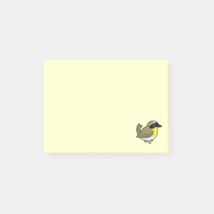Notas Post-it® Yellowthroat común de Birdorable
