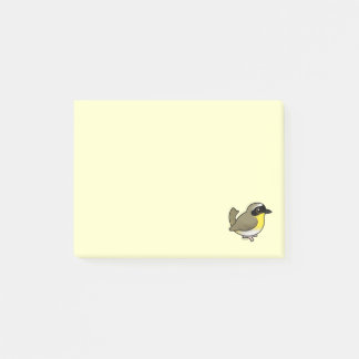 Notas Post-it® Yellowthroat común de Birdorable