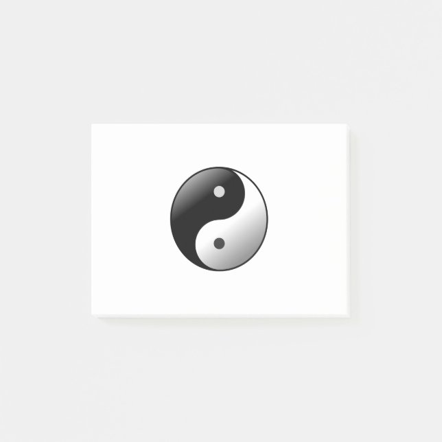 Notas Post-it® Yin y Yang (Anverso)
