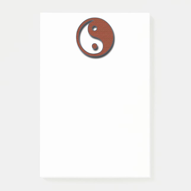 Notas Post-it® Yin Yang de Shirley Taylor (Anverso)