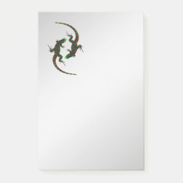 Notas Post-it® Yin Yang Lizards Silver