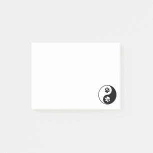 Notas Post-it® Yin Yang Paw