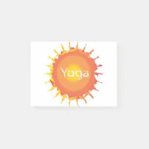 Notas Post-it® Yoga caliente solar