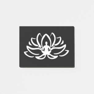 Notas Post-it® Yoga Meditación Lotus