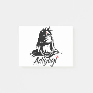 Notas Post-it® Yogui Shiva Mahadev Aum de Adiyogi o de Adhi hind